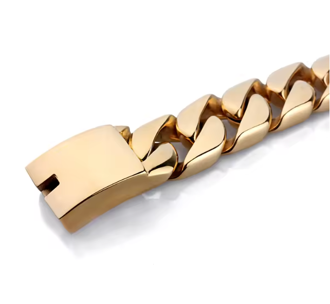 Chloe Chunky Chain Cuff Bracelet by HoopLa Jewelry HoopLa