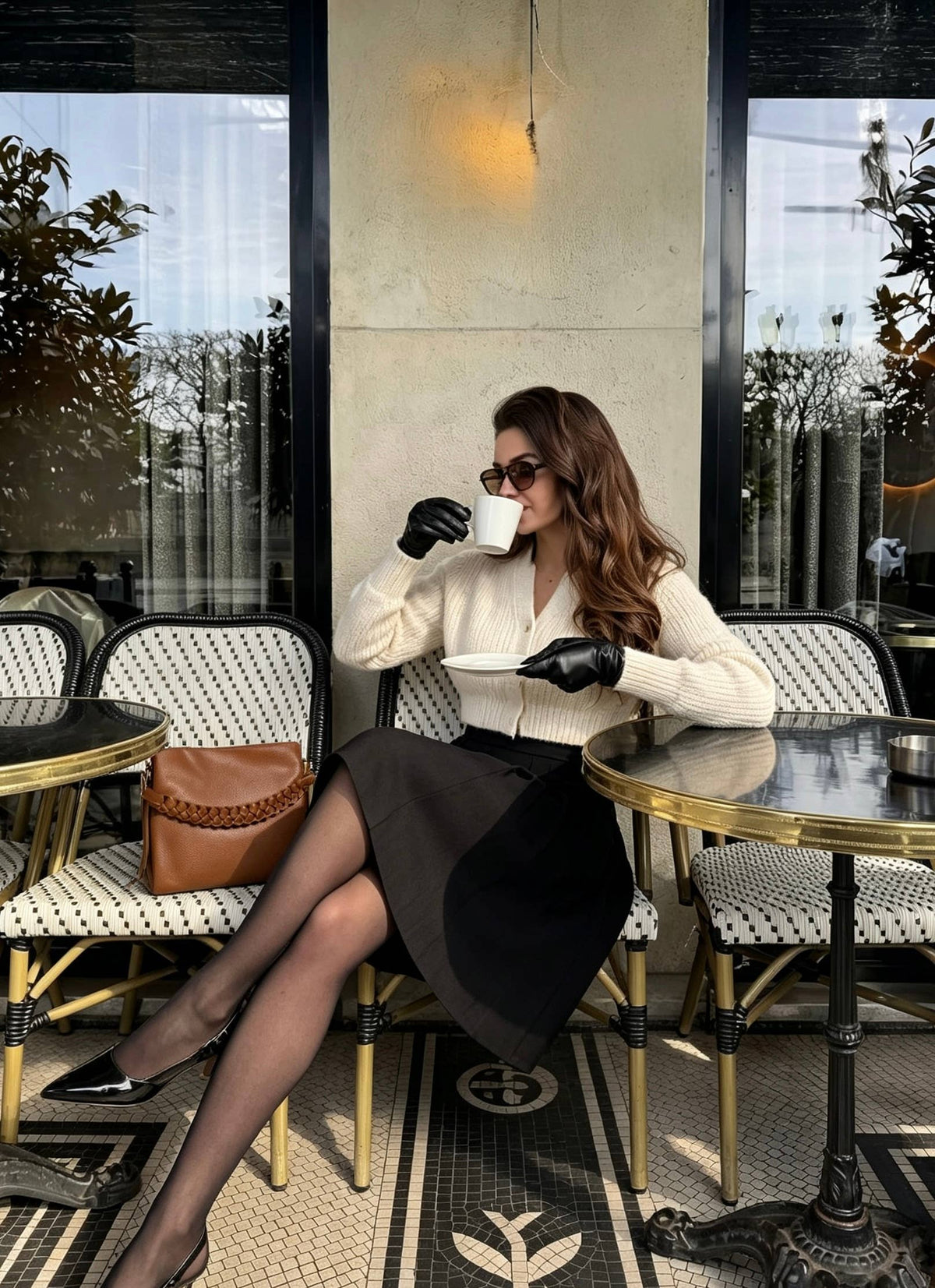 Large Treccia bag in genuine leather Handbag Nanabags