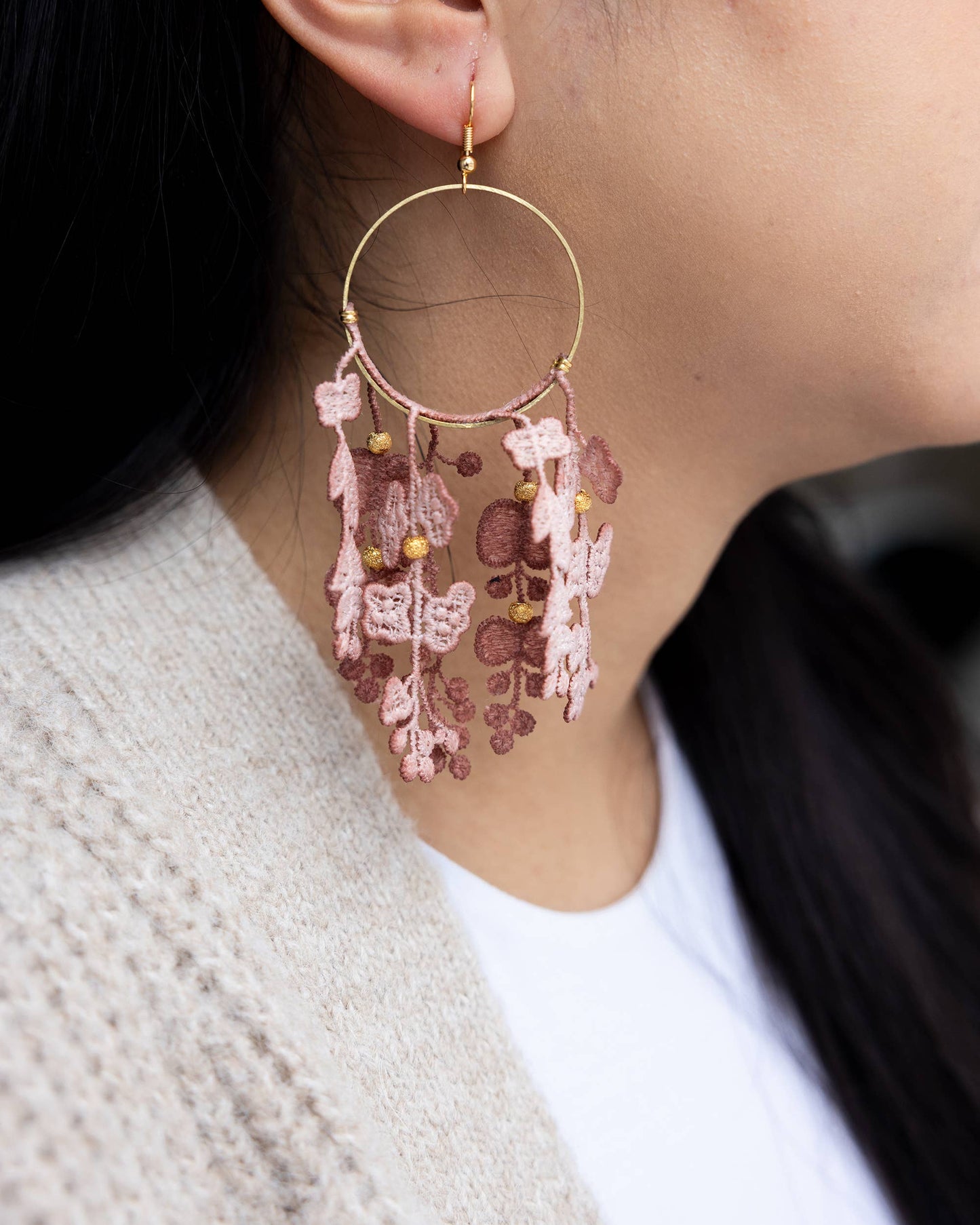 Duo des Fleurs Earrings by This Ilk