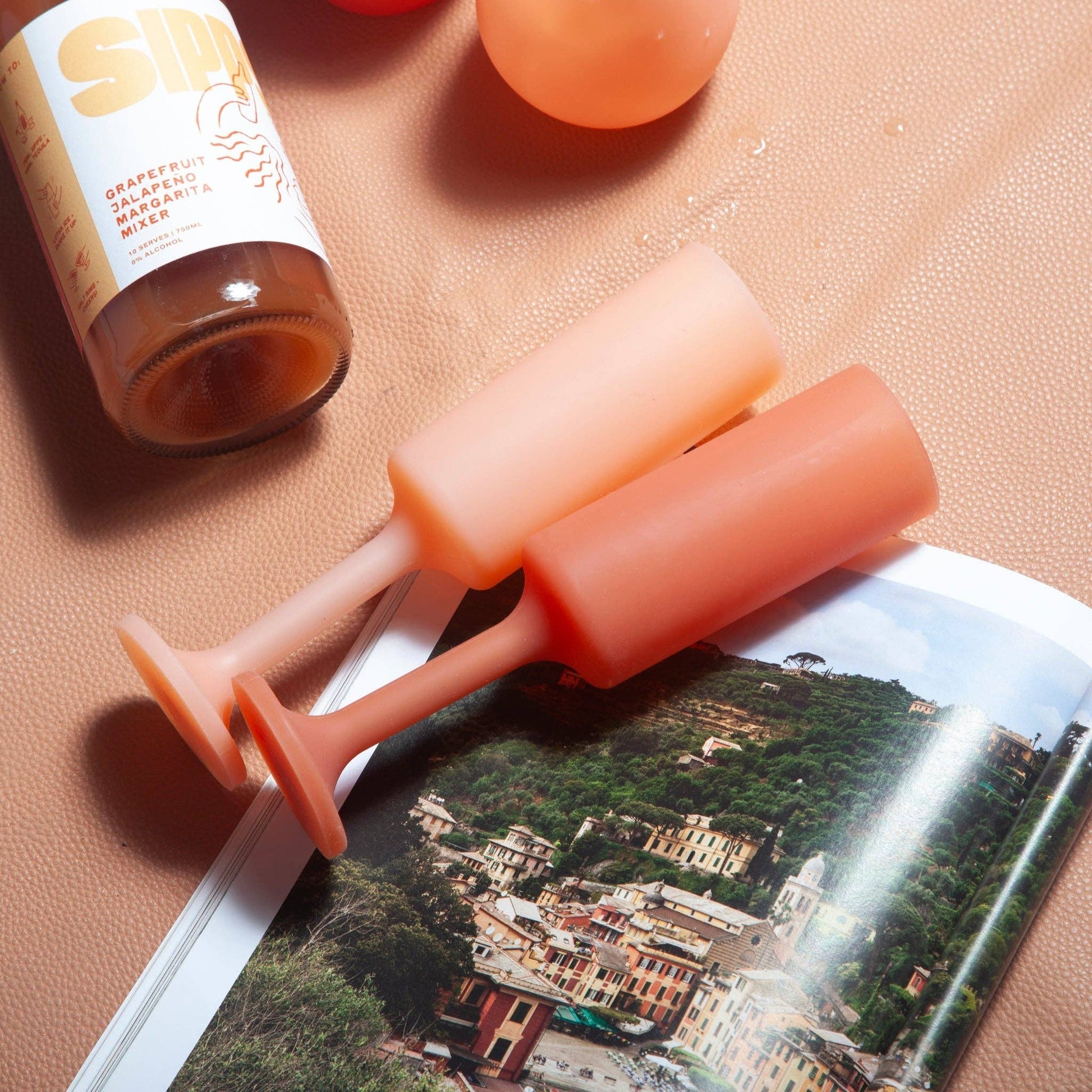 porter green | canada - Terra + peach | seff | silicone unbreakable champagne flute Mugs & Drinkware porter green | canada