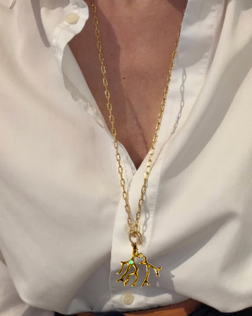 Deep Dive Chain Necklace by HoopLa Jewelry HoopLa