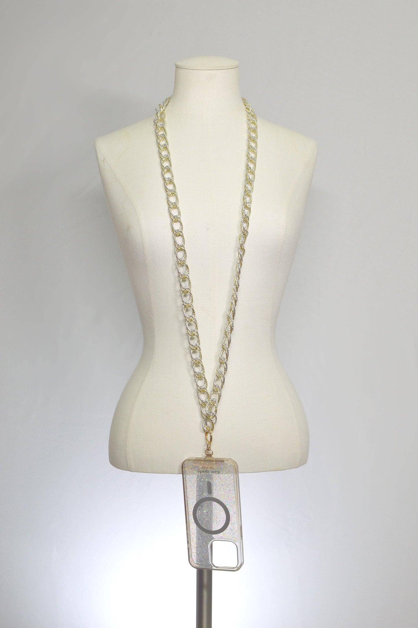 Crossbody Strap Mixed Metal Accessories LUV & Co.