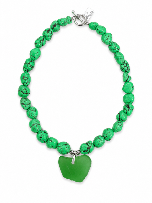 Emerald Tide Necklace Maison Khloe