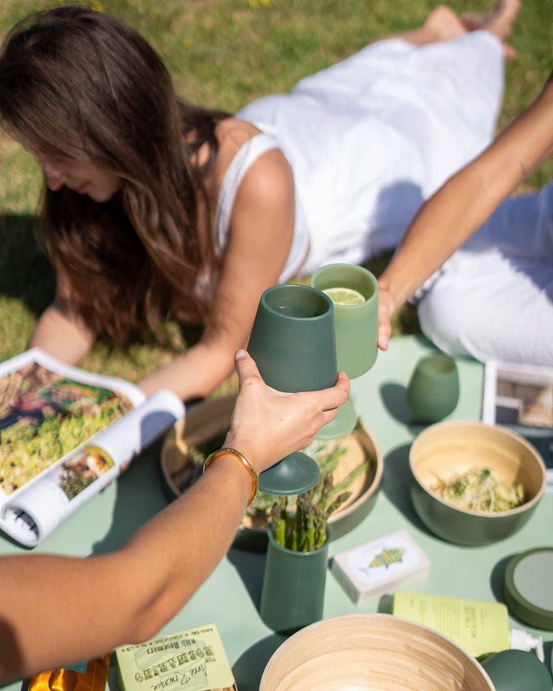 porter green | canada - Sage + olive | swepp | silicone unbreakable wine glasses Mugs & Drinkware porter green | canada