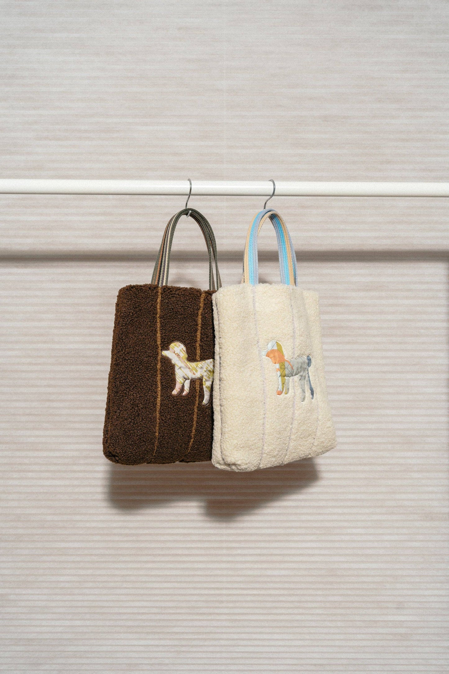 Sherpa Tote Bag by Lost Pattern NYC - Chocolate Purse Lost Pattern NYC