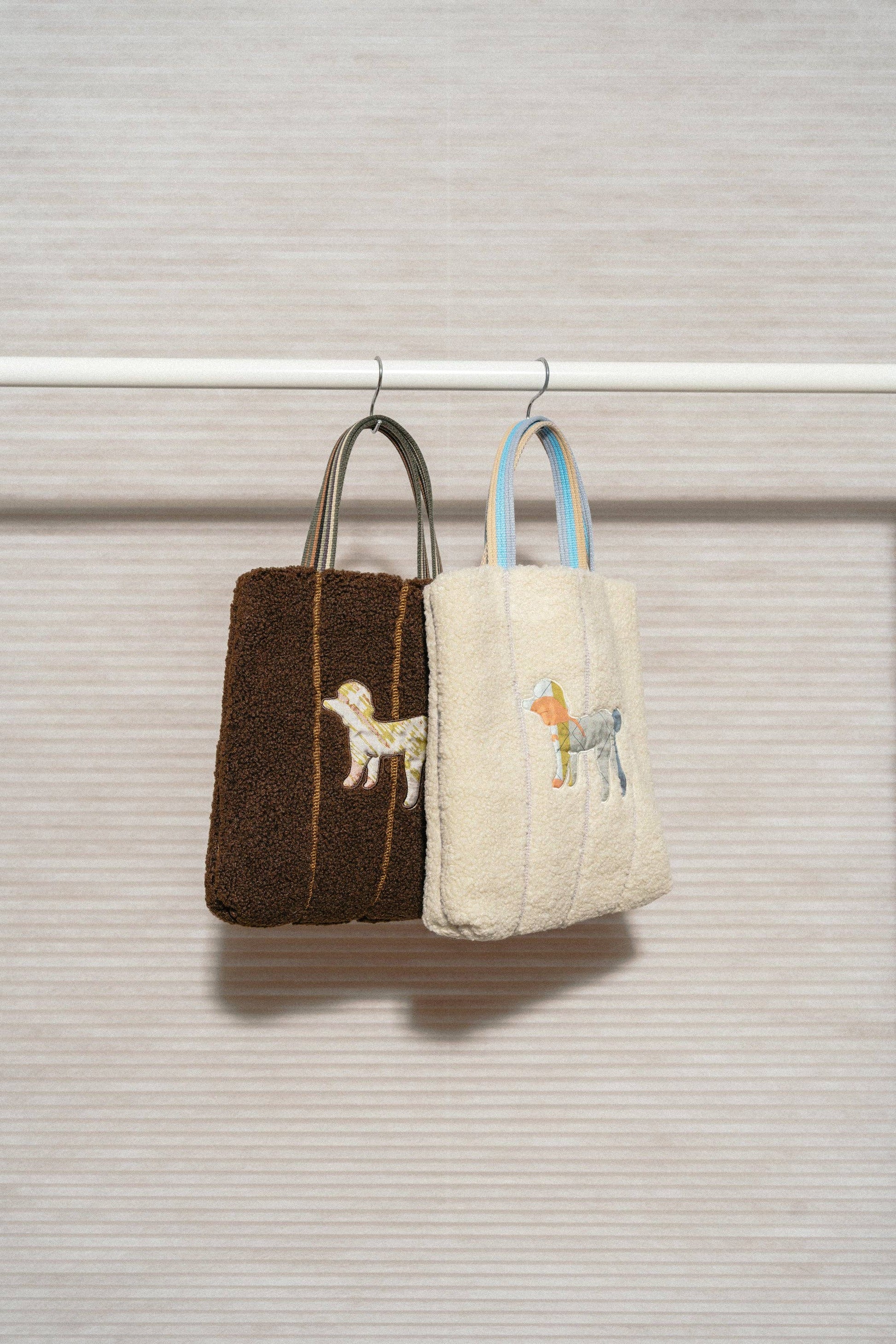 Sherpa Tote Bag by Lost Pattern NYC - Chocolate Purse Lost Pattern NYC