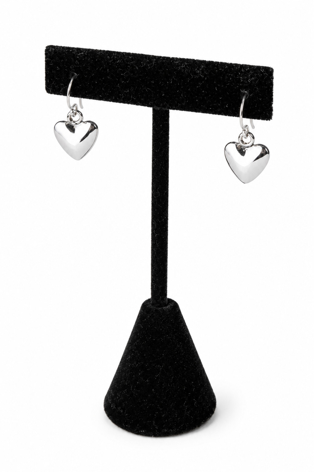 Heart Drop Earrings Earrings King of Glitz