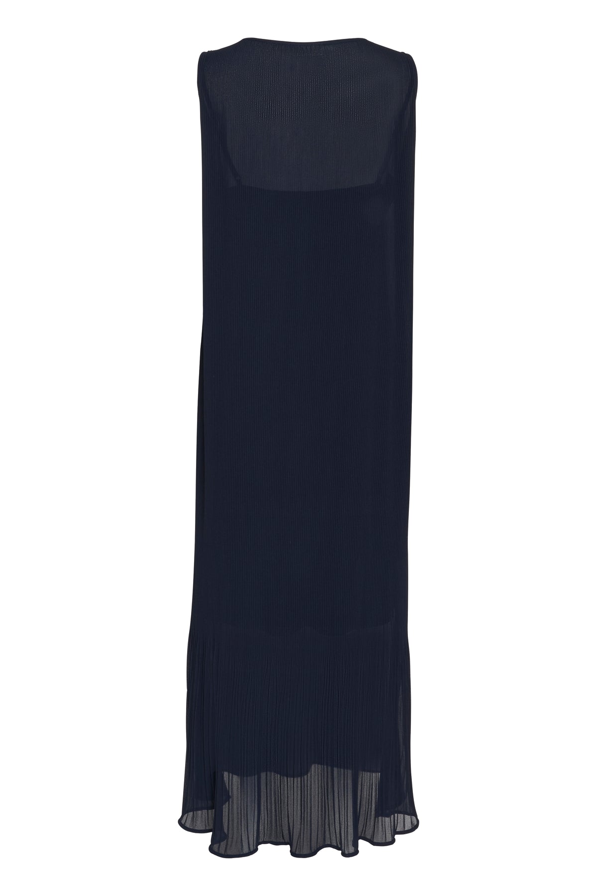 Finley Pleated Dress by InWear in Marine Blue — Pack Back (200)