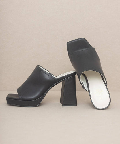 The Vivienne Black | Slip On Platform by Oasis Society