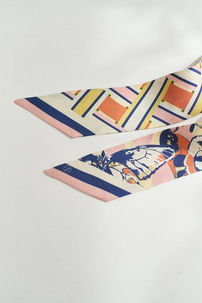 Silk Twilly Scarf by Lost Pattern NYC