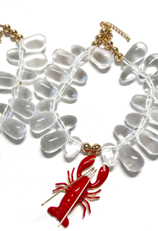 Lobster Kitsch and Sea- Statement Necklace Necklace HoopLa Style