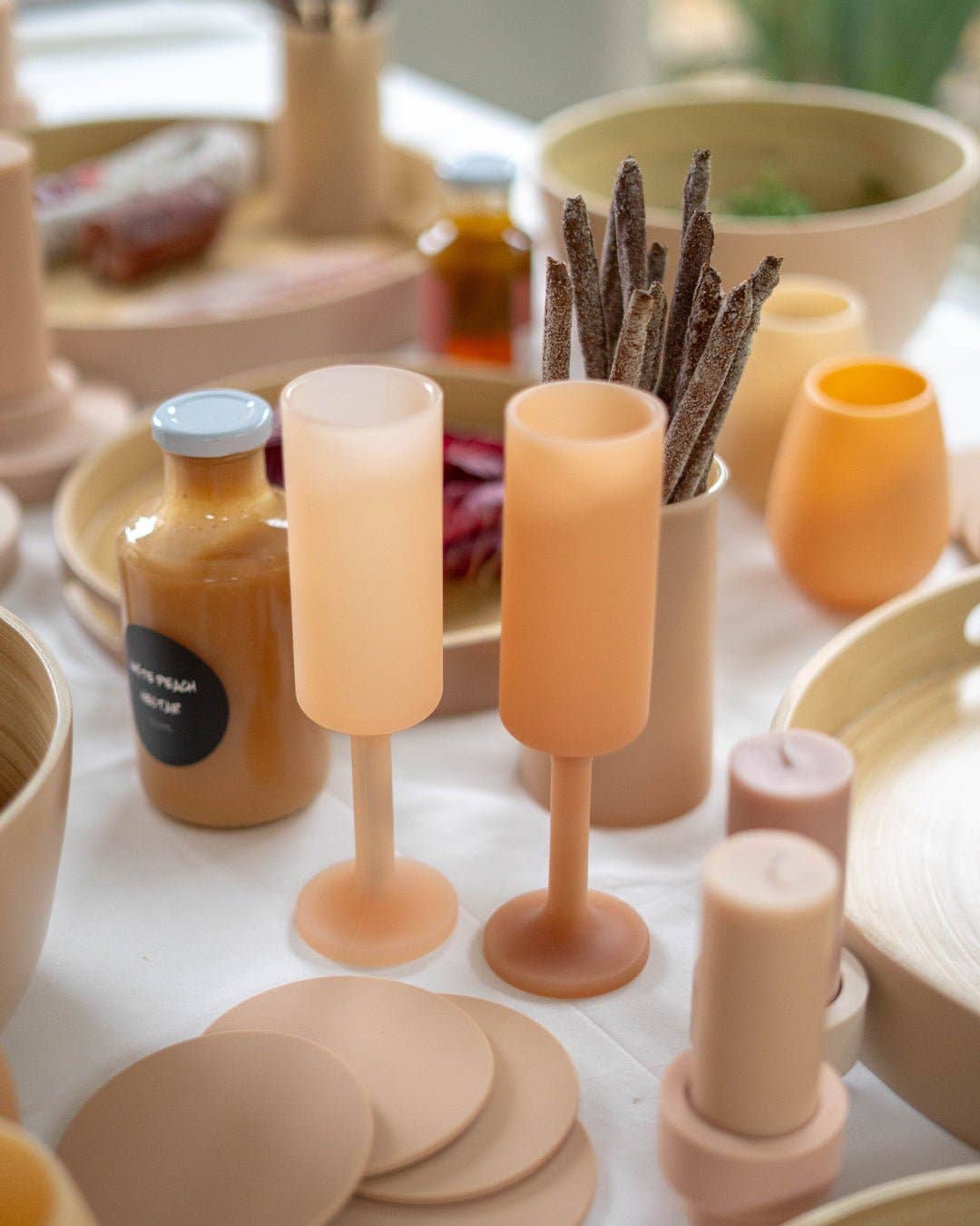 porter green | canada - Wheat + oat | seff | silicone unbreakable champagne flute Mugs & Drinkware porter green | canada