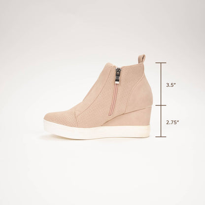 Zoey Hidden Wedge Sneaker by Ccocci