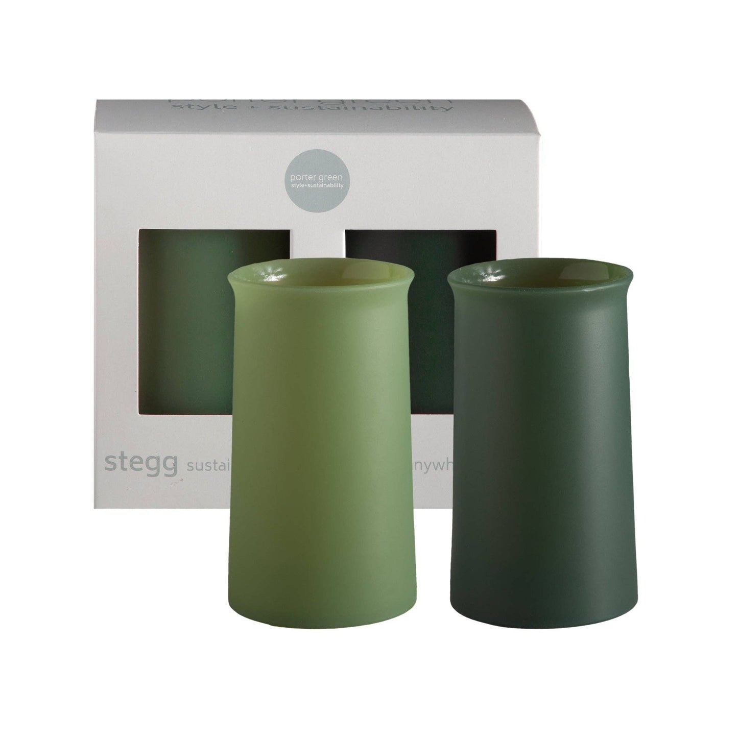 porter green | canada - Sage + olive | stegg | silicone unbreakable highball glasses Mugs & Drinkware porter green | canada
