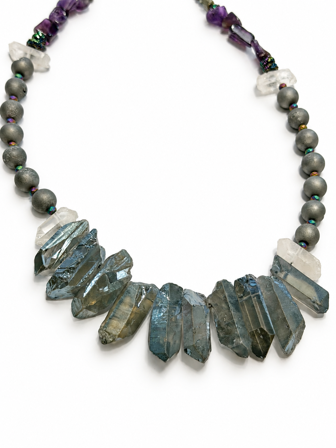 Quartz and Amethyst Beads by Rhondi Rocks Jewelry Rhondi Rocks