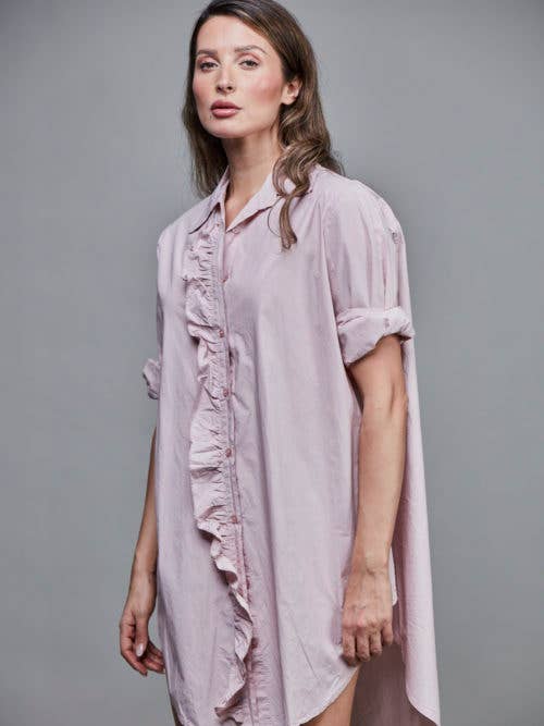 Girlfriend Cotton Shirt by Sixty Days