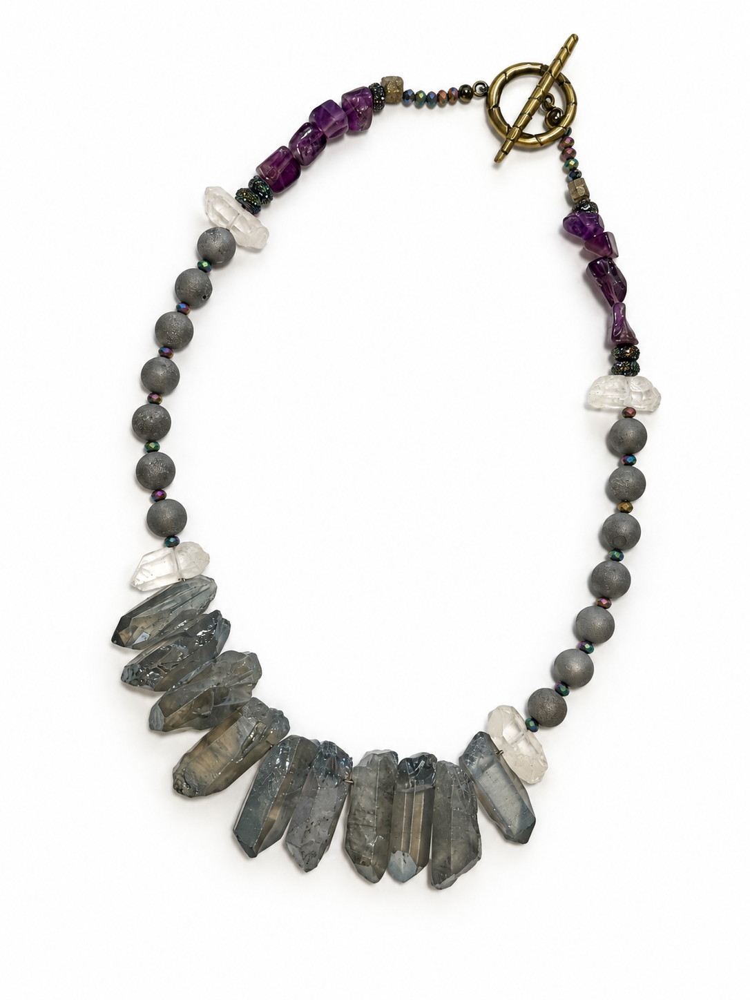 Quartz and Amethyst Beads by Rhondi Rocks Jewelry Rhondi Rocks