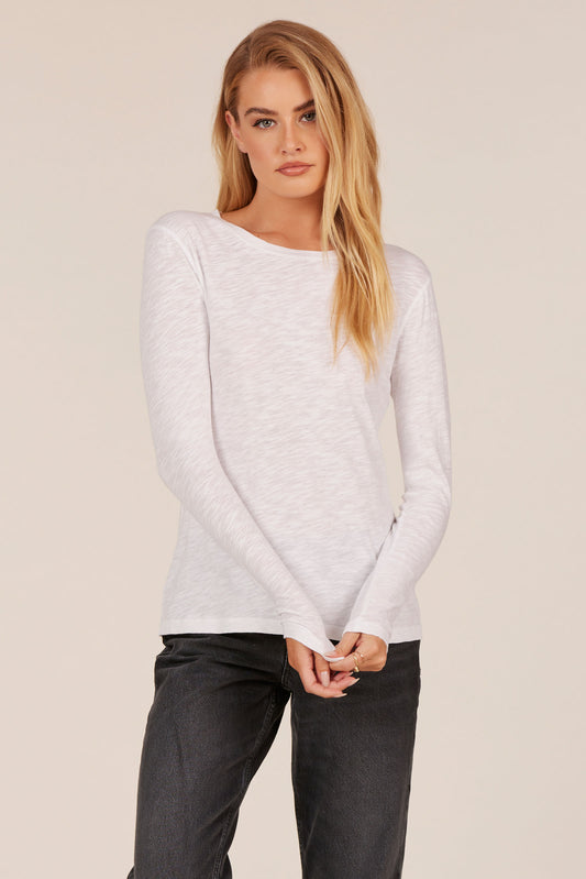 BASIC L/S CREWNECK TEE