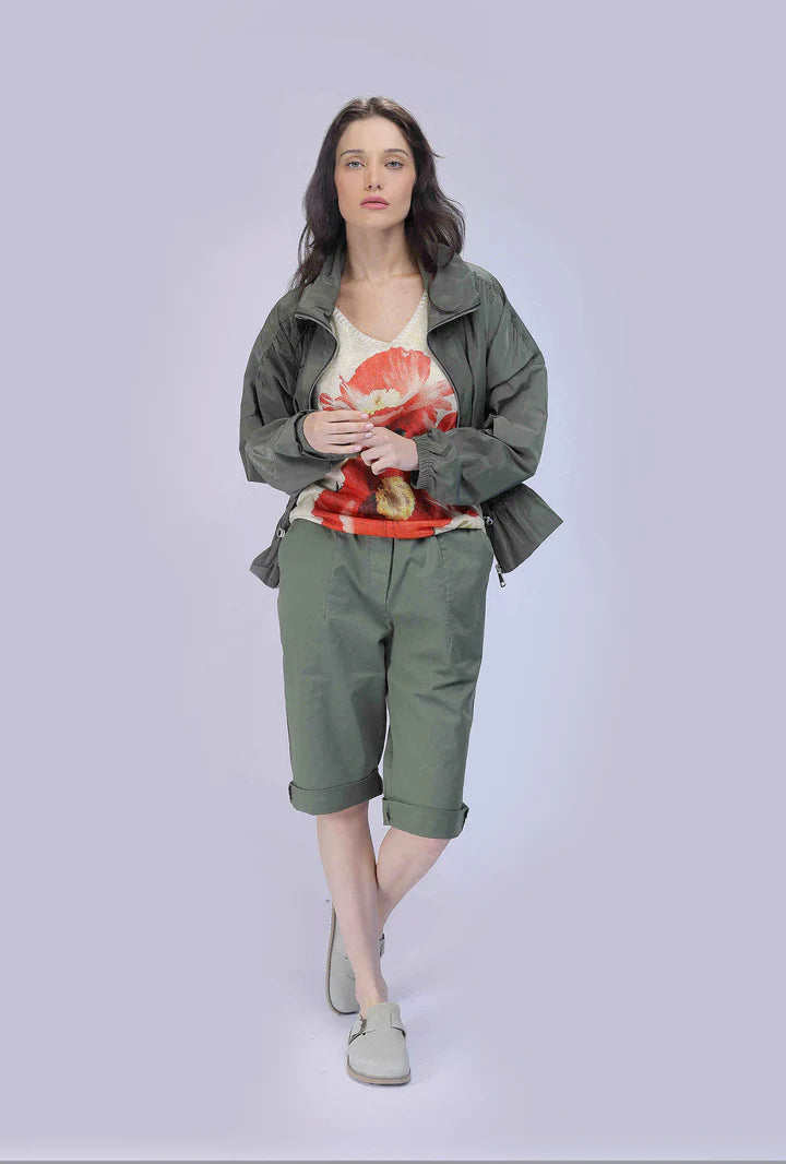 Long Short by Elissia Shorts Elissia Europe Olive