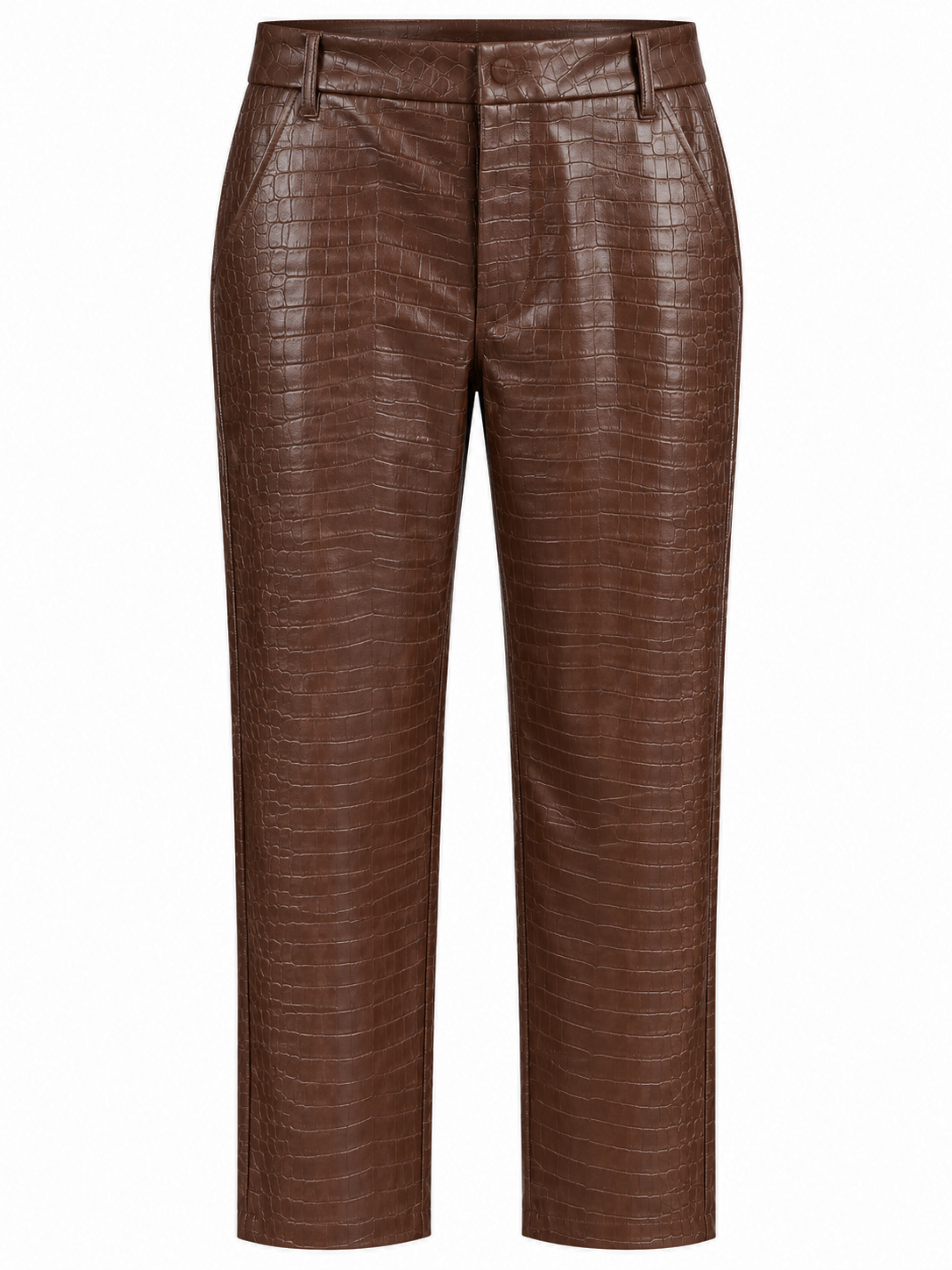 Croc Faux Leather Pants by Hilary MacMillan