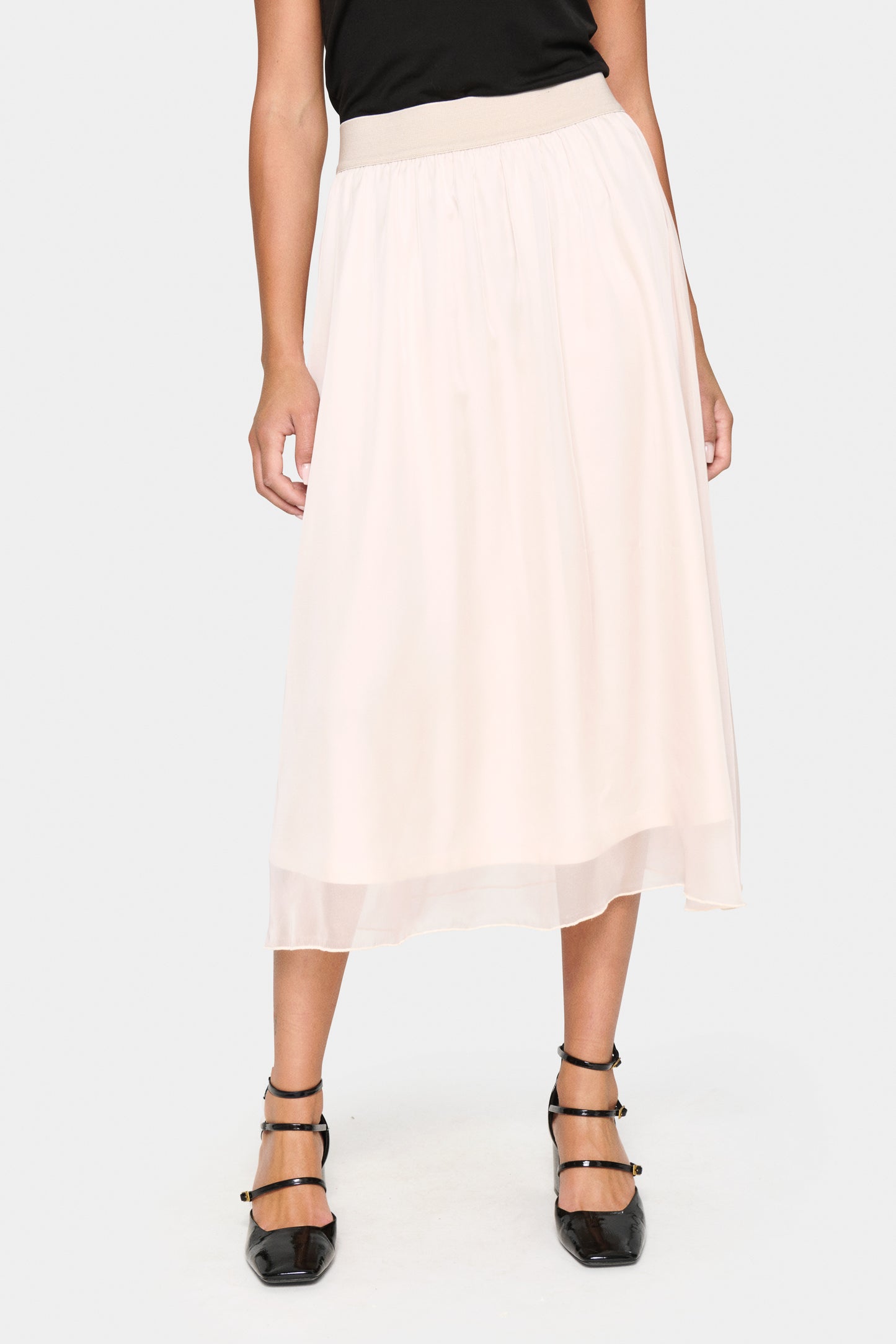 Elegant Layered Midi Skirt by St. Tropez