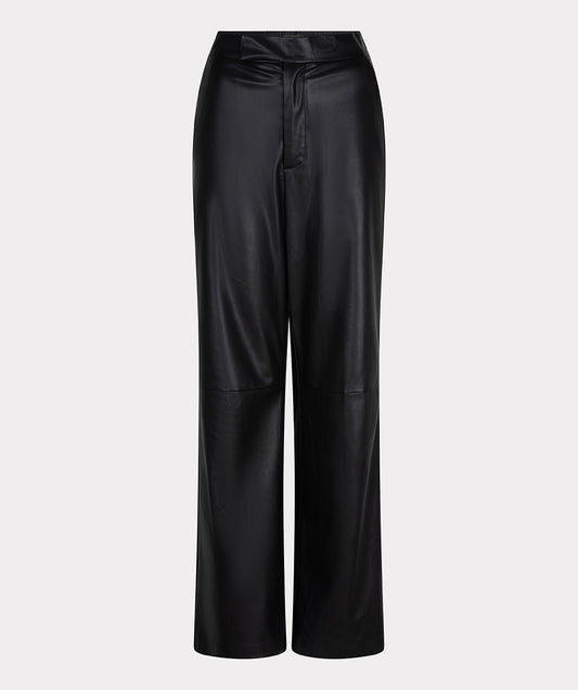 Vegan Leather Trousers by EsQualo - 25% Off!