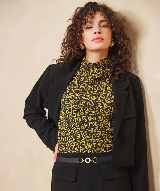 The City Blazer Cropped