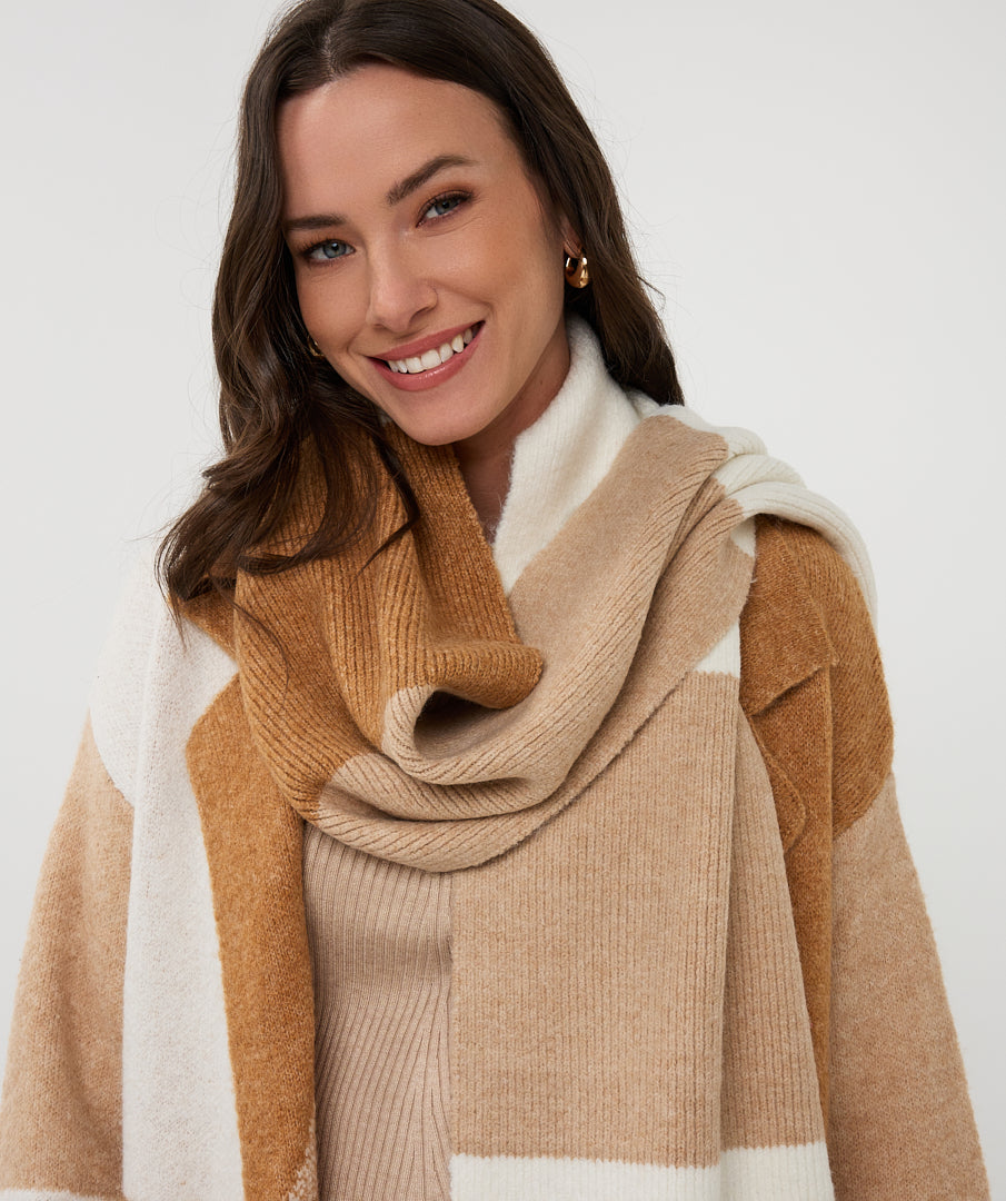 Colour Block Scarf