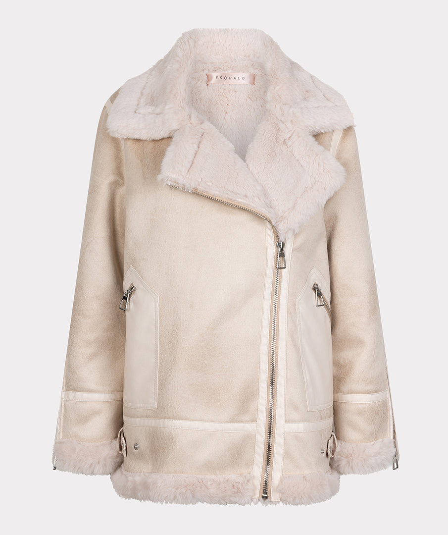 Faux Suede Jacket