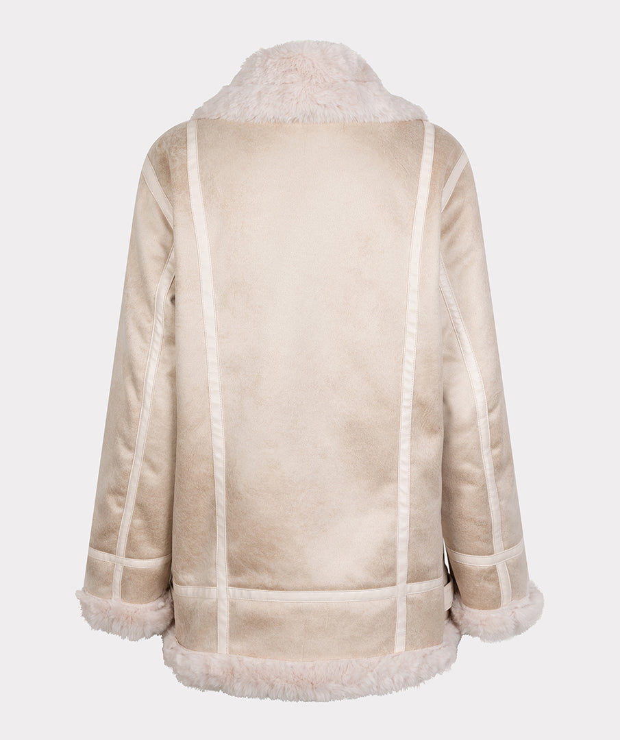 Faux Suede Jacket