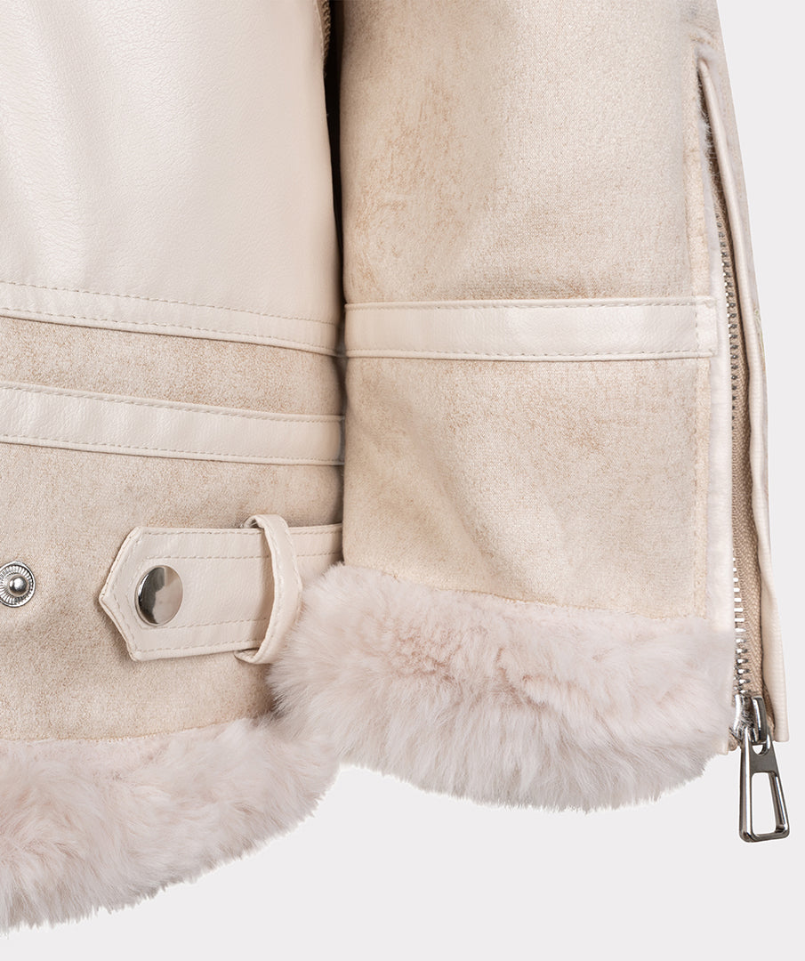 Faux Suede Jacket