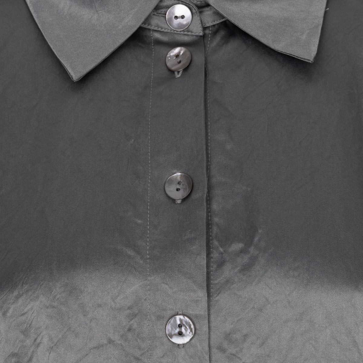 Oversized Acetate Blouse by EsQualo in Light Grey | Maison Khloe