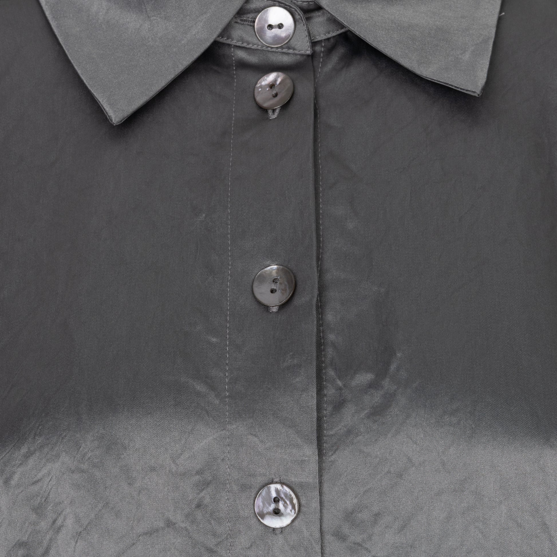 Oversized Acetate Blouse by EsQualo in Light Grey | Maison Khloe