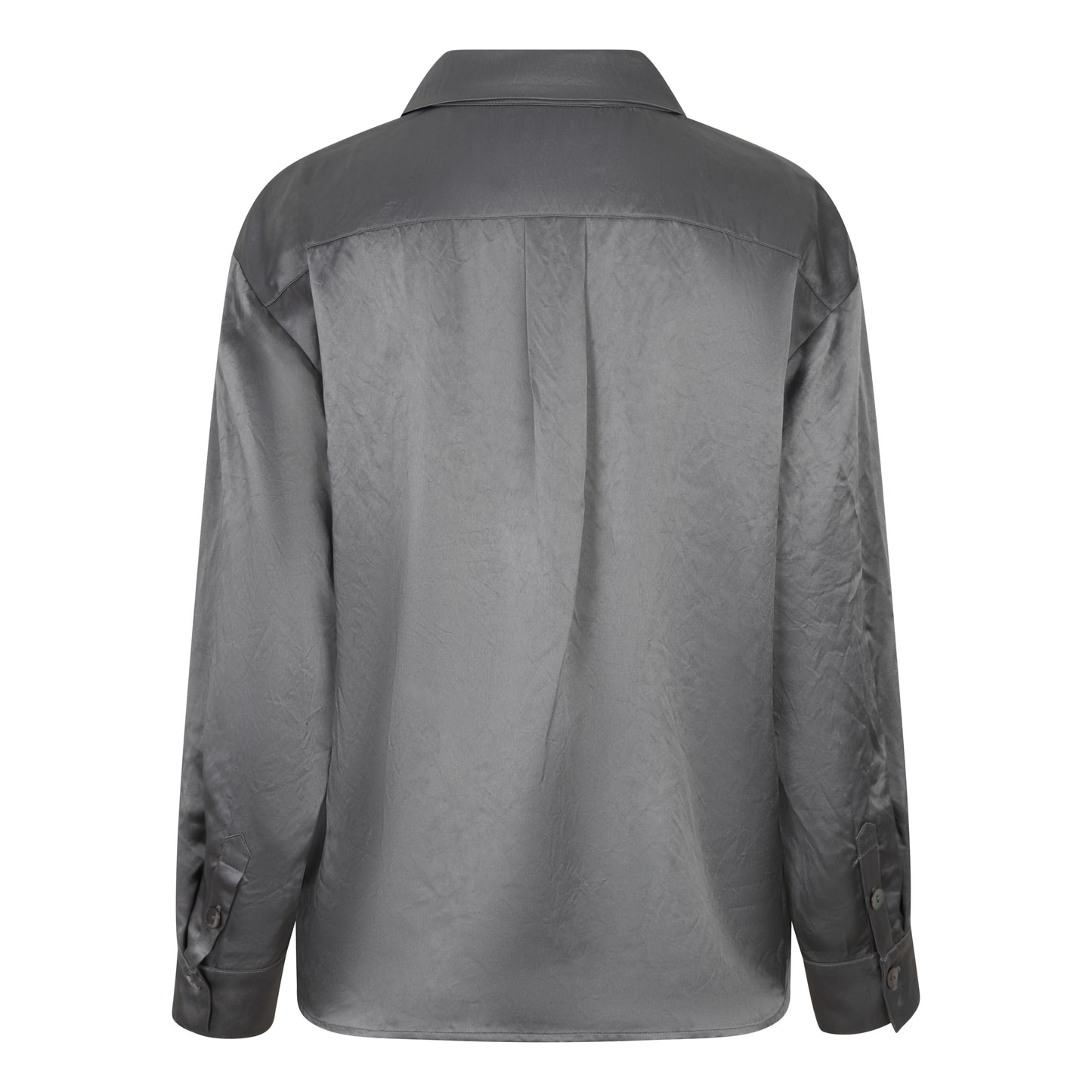 Oversized Acetate Blouse by EsQualo in Light Grey | Maison Khloe