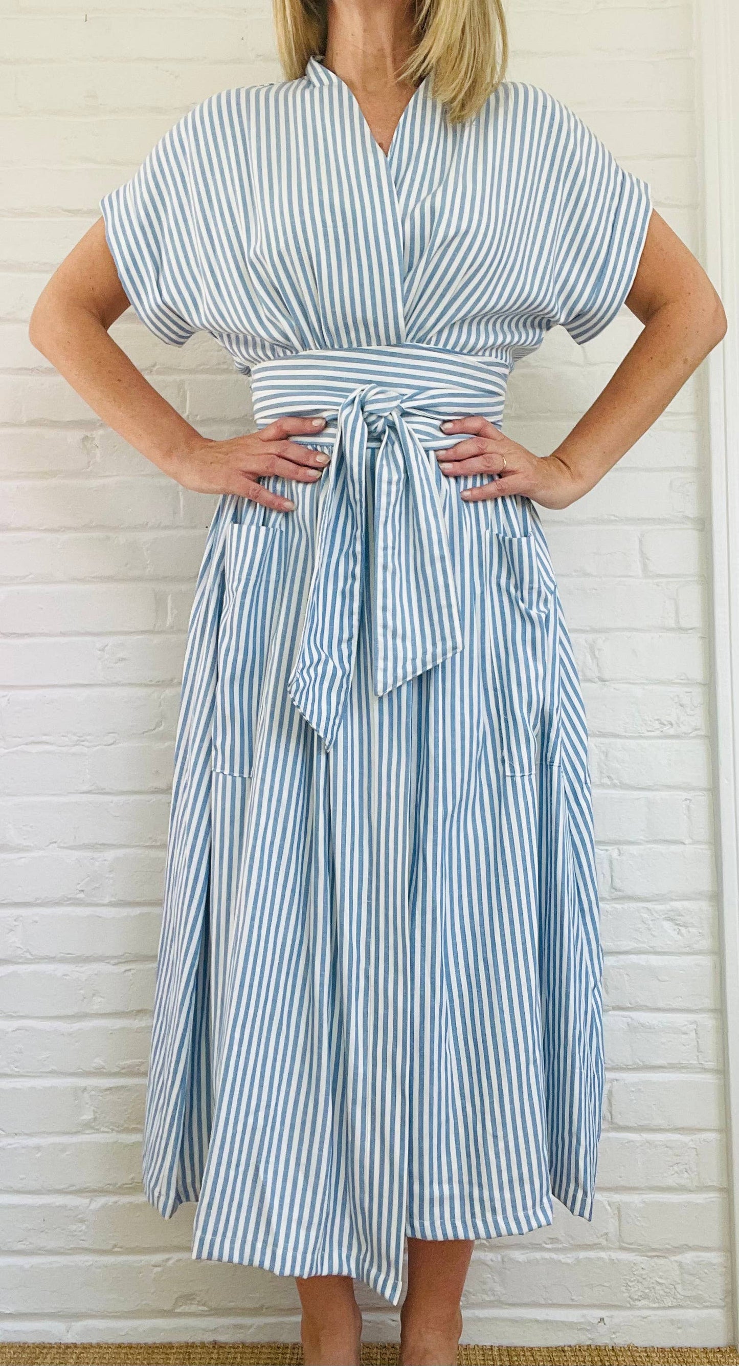 Frederika Long Wrap Dress