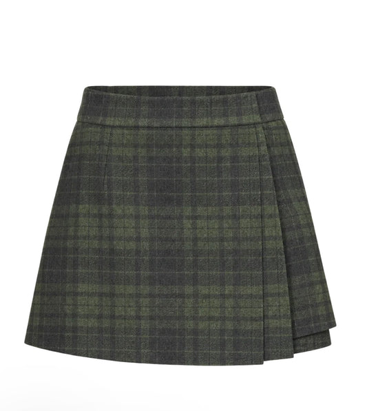 Mini Skort in Plaid by Hilary MacMillan