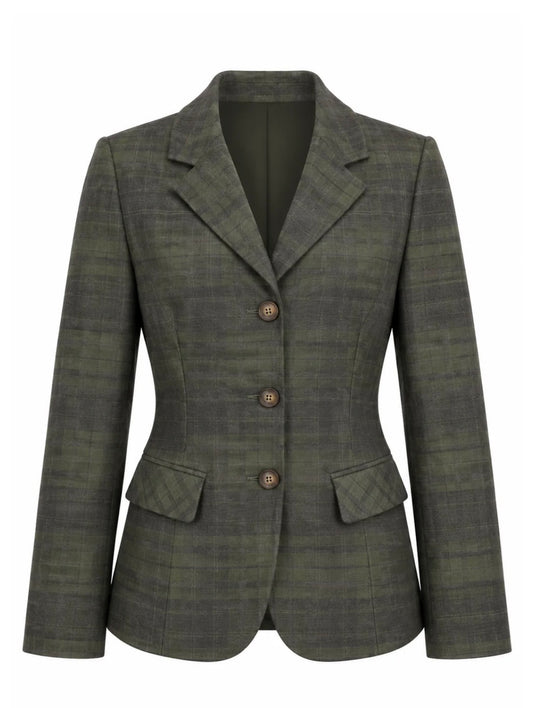 Plaid Blazer by Hilary MacMillan