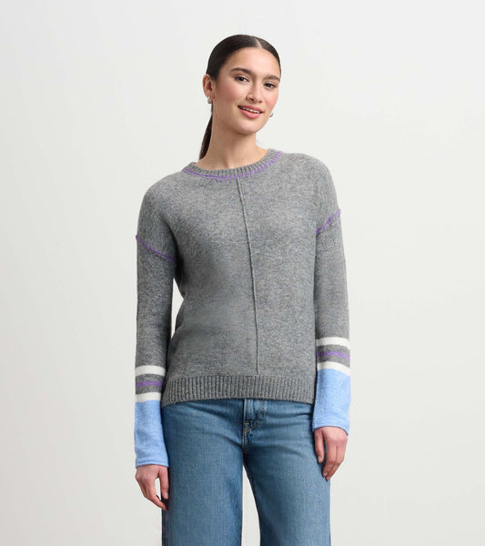 Knit Sweater with Sleeve Trim by Hatley Sweater Hatley