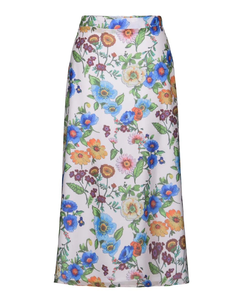 Antique Floral Midi Skirt by Hilary MacMillan Apparel Hilary MacMillan Antique Floral