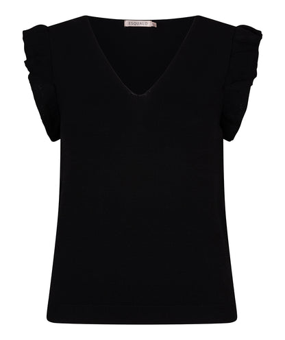 Ruffle Sleeve Shirt by EsQualo