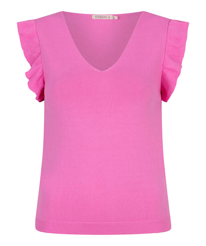 Ruffle Sleeve Shirt by EsQualo