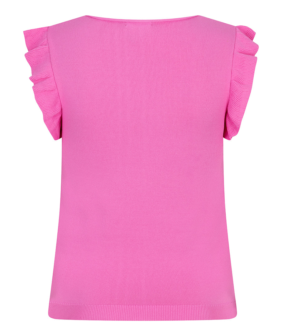 Ruffle Sleeve Shirt by EsQualo