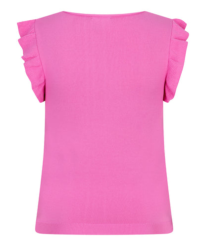 Ruffle Sleeve Shirt by EsQualo
