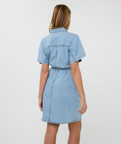 Denim Dress Short by Esqualo