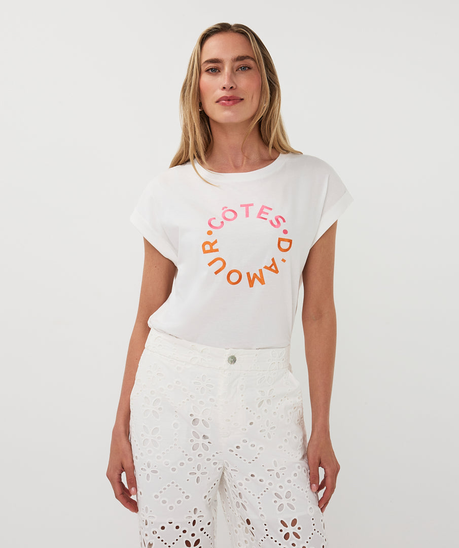 Oversize Sleeveless T-shirt by EsQualo Tops EsQualo