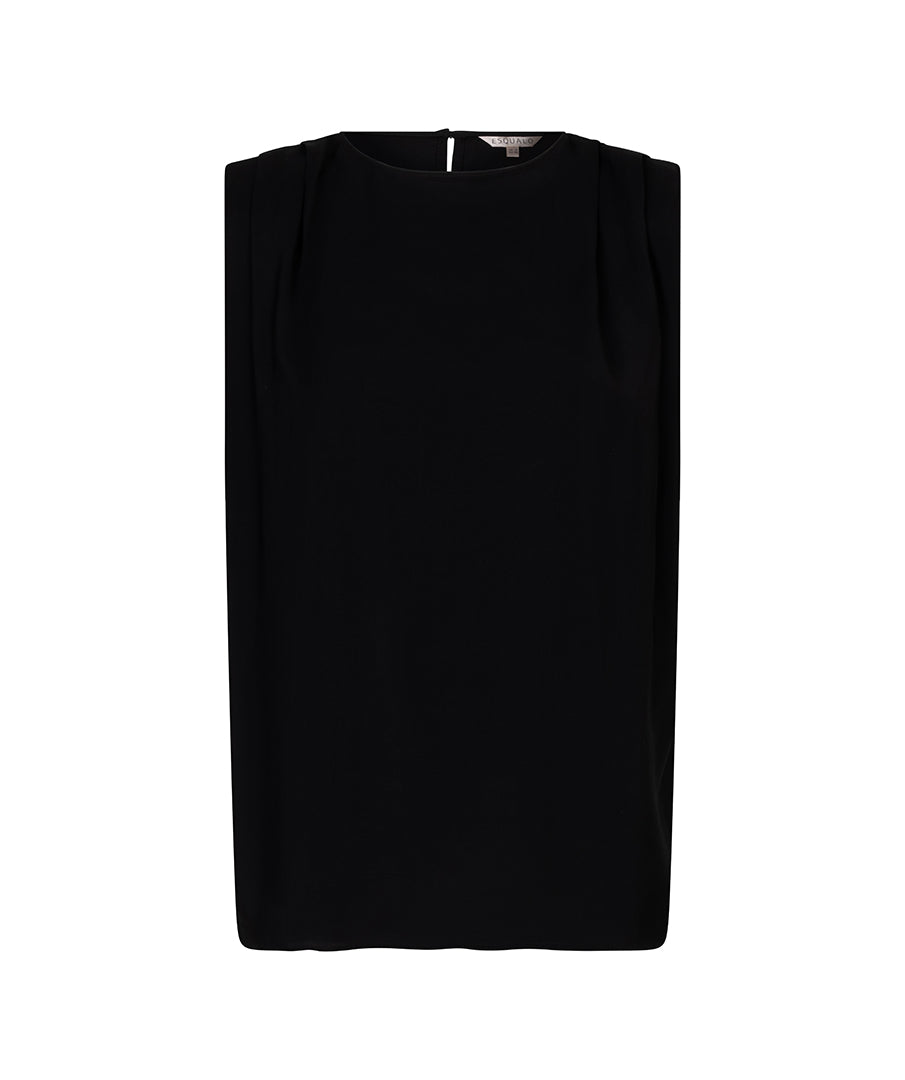 Black sleeveless top by Esqualo Tops EsQualo