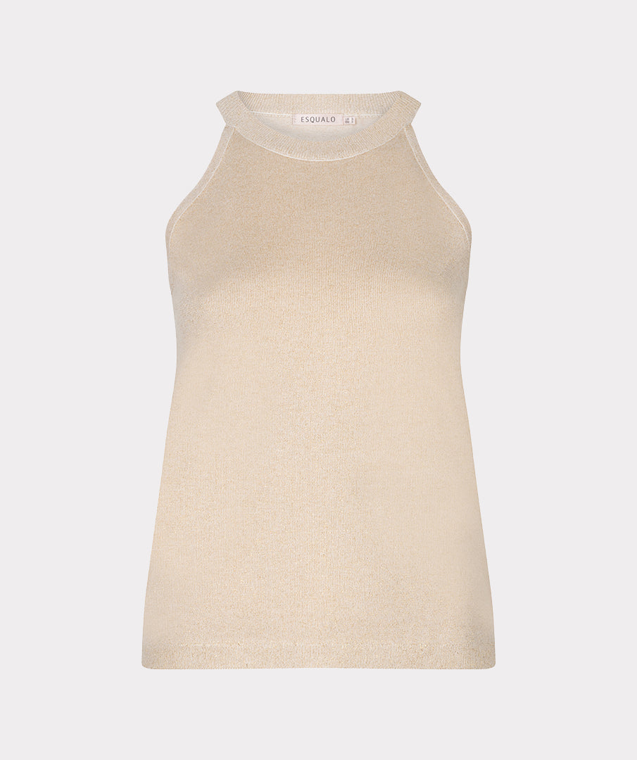 Racerback Tank with Shimmer by EsQualo Tops EsQualo