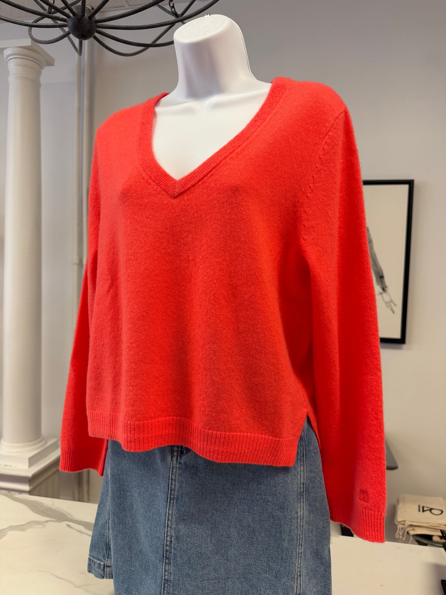 India Cashmere Long Sleeve by NotShy Knits & Sweaters NotShy Pamplemousse