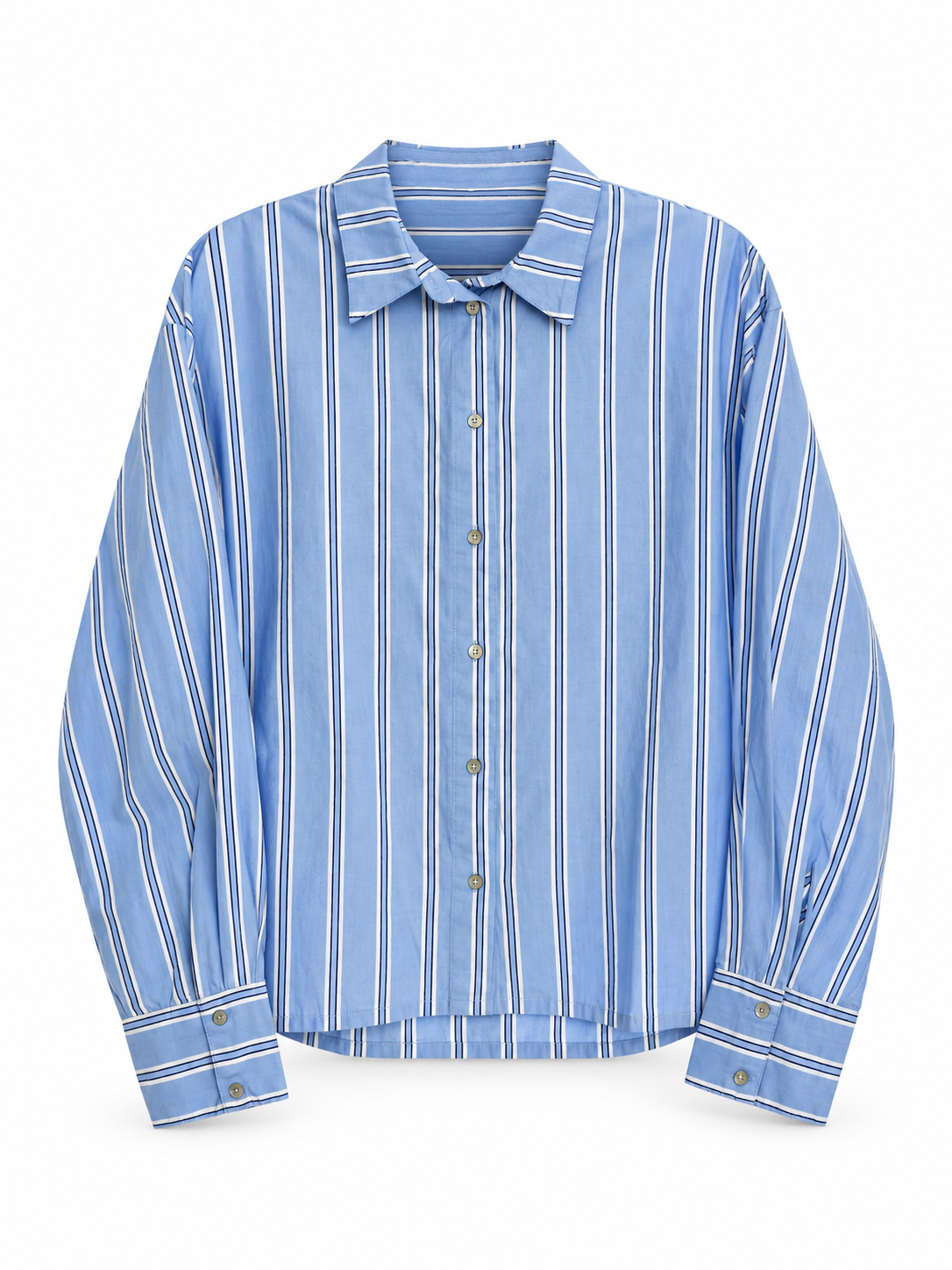 Striped Blouse by Brandtex Tops Brandtex
