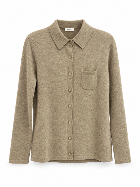 Palmer Button Front Cashmere by NotShy Knits & Sweaters NOT SHY Thyme